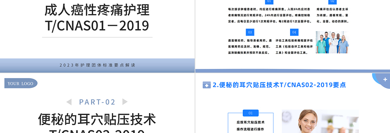 2023护理团体标准22项PPT简约风护理团体标准要点解读专题课件下载