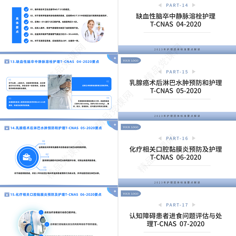 2023护理团体标准22项PPT简约风护理团体标准要点解读专题课件下载