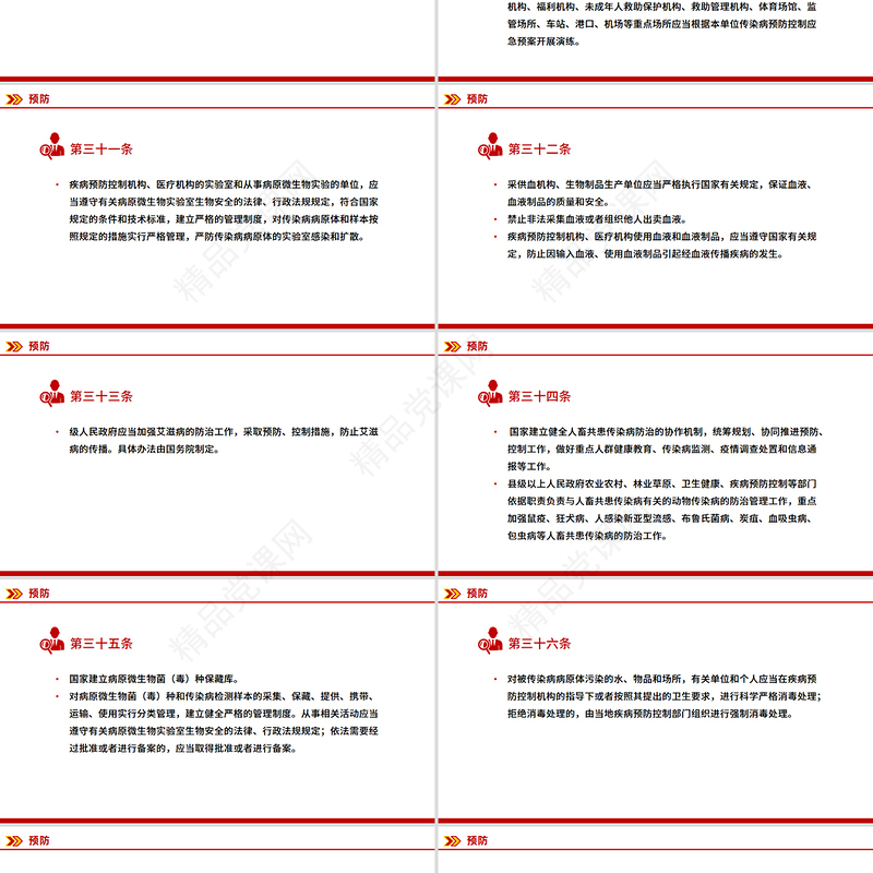简洁大气《中华人民共和国传染病防治法》PPT课件