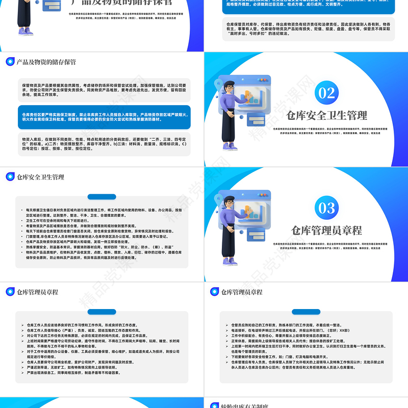 2024仓库管理制度及库房现代化管理PPT简约商务风仓库管理制度模板课件