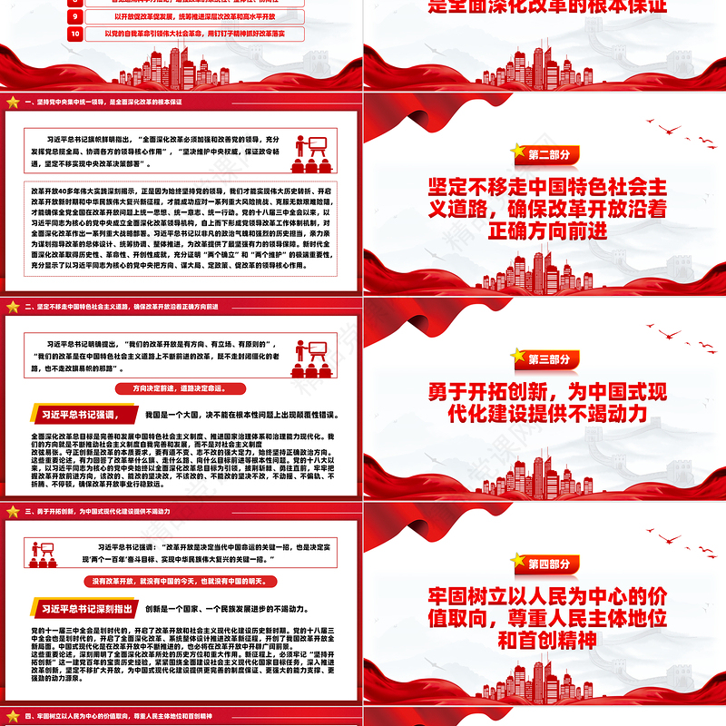 深入学习贯彻习近平总书记关于全面深化改革的一系列新思想新观点新论断PPT课件