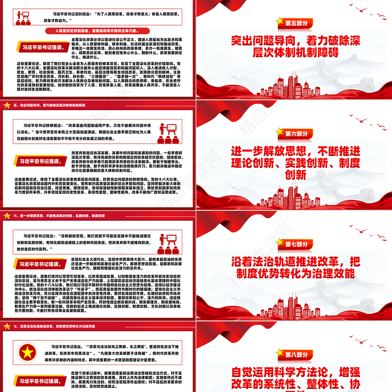 深入学习贯彻习近平总书记关于全面深化改革的一系列新思想新观点新论断PPT课件