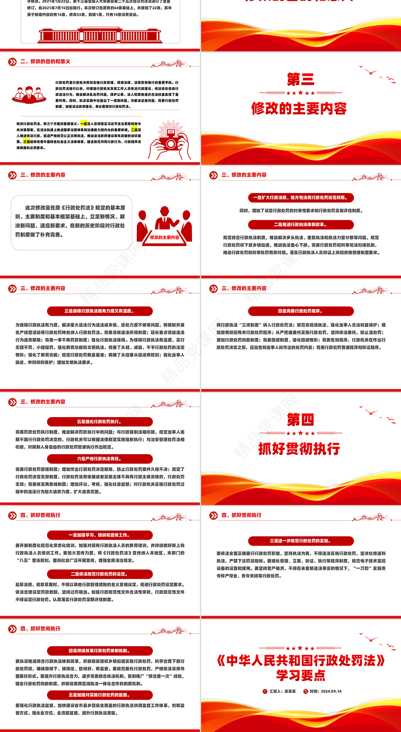 2024《中华人民共和国行政处罚法》学习要点PPT课件