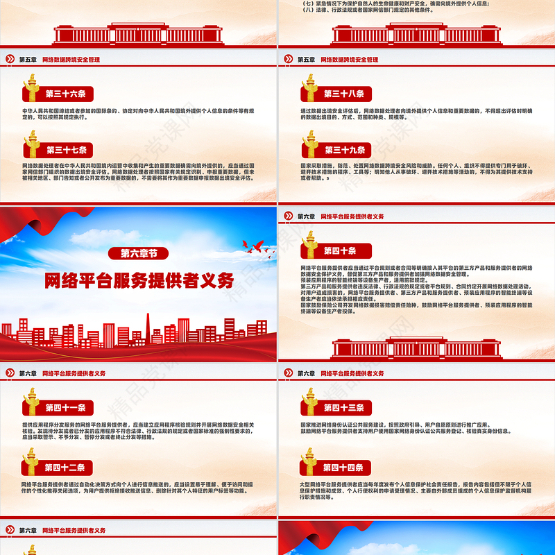 2024《网络数据安全管理条例》PPT精美大气条例法规专题课件下载