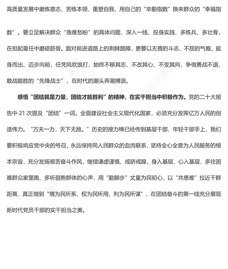 有感于二十大报告中的“精气神”