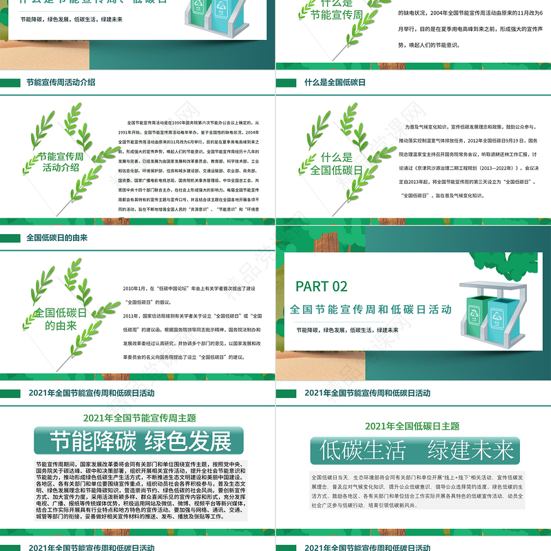 年全国节能宣传周和全国低碳日PPT
