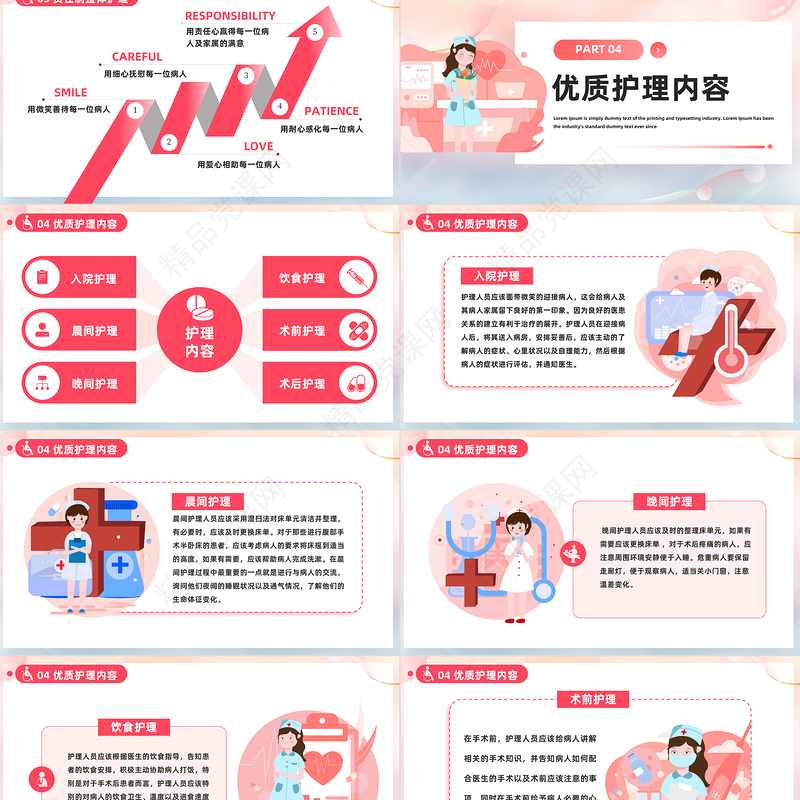 2024优质护理服务PPT商务风医院优质护理服务培训课件下载