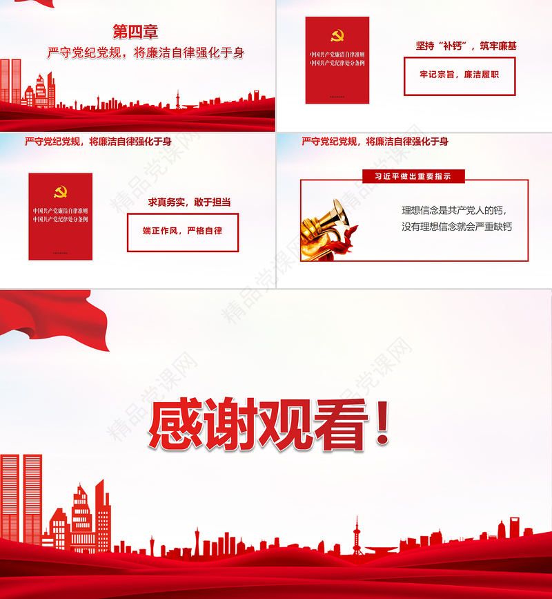 2021学深学透党规党纪永葆共产党员本色PPT严守纪律规矩党员党课课件下载