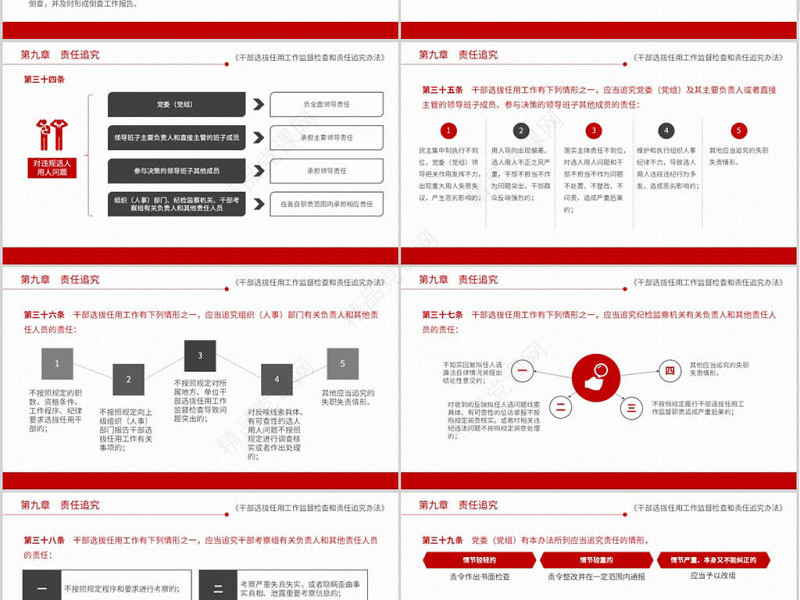 原创干部选拔任用工作监督检查和责任追究办法-版权可商用