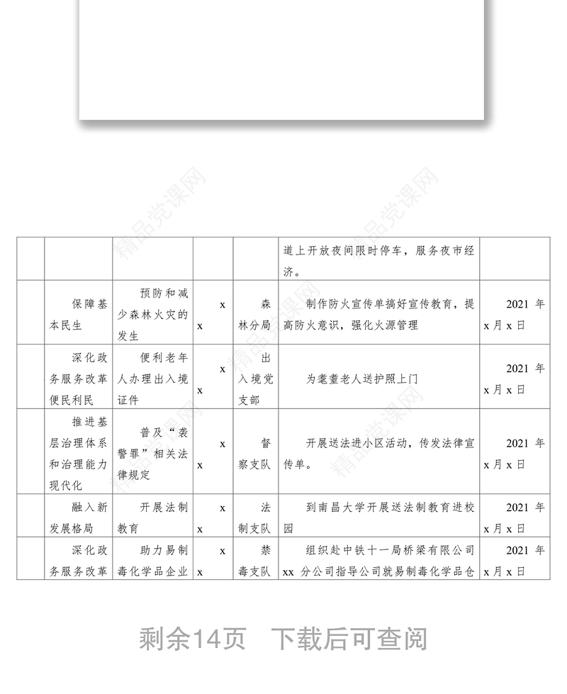 我为群众办实事”实践活动任务清单6篇-