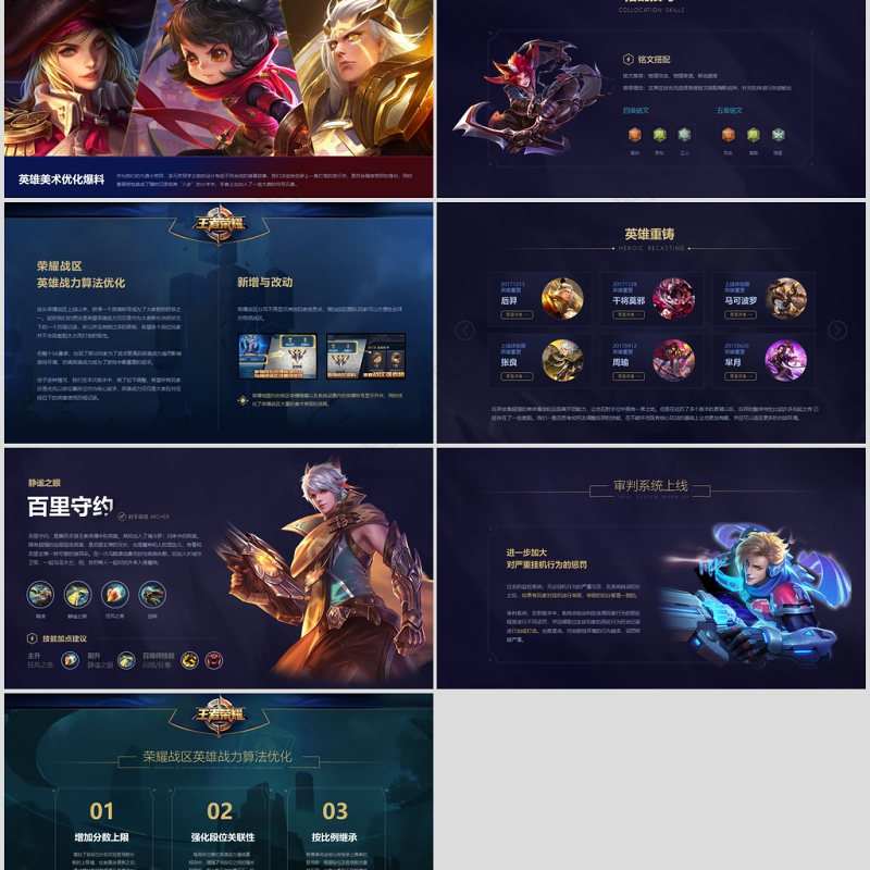 酷炫王者荣耀PPT模板