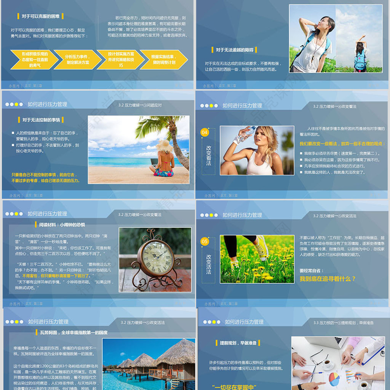 心理压力管理动态培训PPT课件