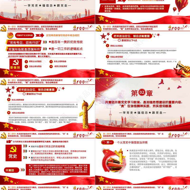 2021让党政风基因革命薪火代代传承PPT庆祝中国共产党成立一百周年主题党课