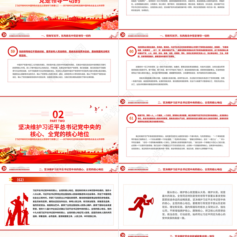 中国共产党领导是中国特色社会主义最本质的特征精品习近平新时代中国特色社会主义思想学习纲要系列党课课件之七