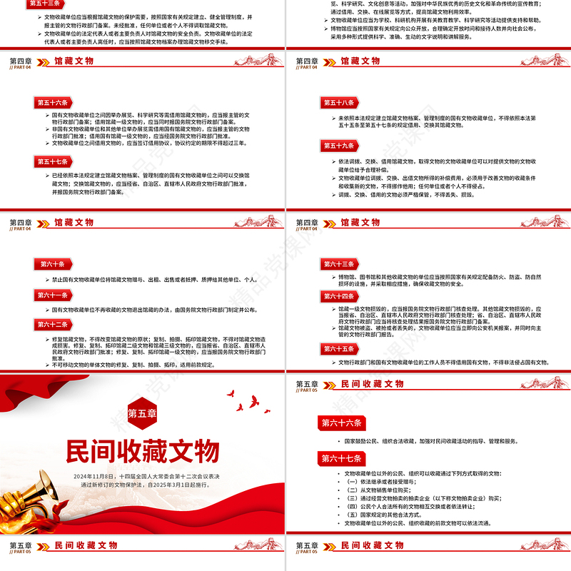 精美大气2025新修订《中华人民共和国文物保护法》PPT课件