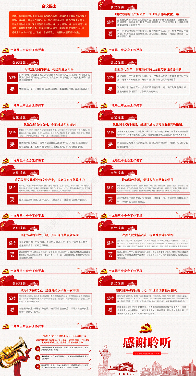 2020中国共产党第十九届中央委员会第五次全体会议公报