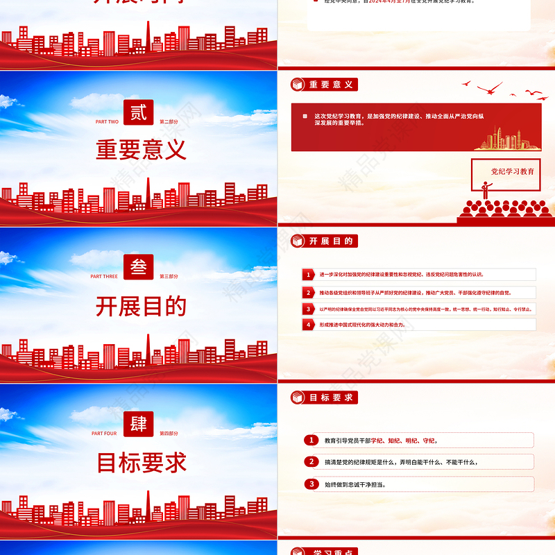 党政风2024年党纪学习教育是什么学什么怎么学党的纪律建设PPT