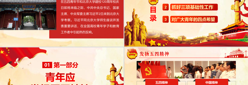 总书记在北京大学师生座谈会上的讲话PPT