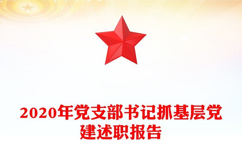 年党支部书记抓基层党建述职报告