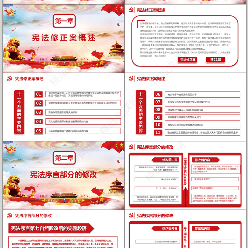 中华人民共和国宪法修正案学习新宪法PPT