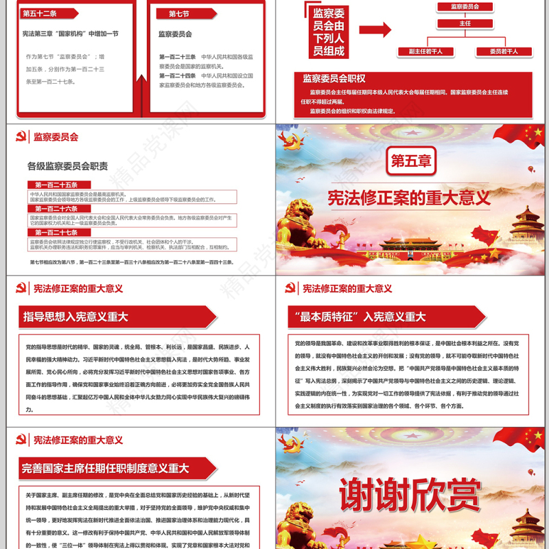 中华人民共和国宪法修正案学习新宪法PPT