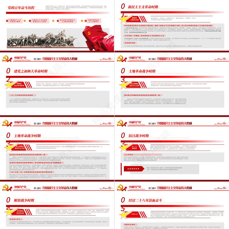 第三个历史决议怎么学学什么PPT红色大气党的百年奋斗伟大成就历史经验党员学习重点党课课件