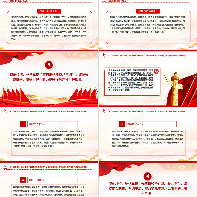 简洁实用从五个维度深刻领悟党的作风建设的重要意义PPT党课