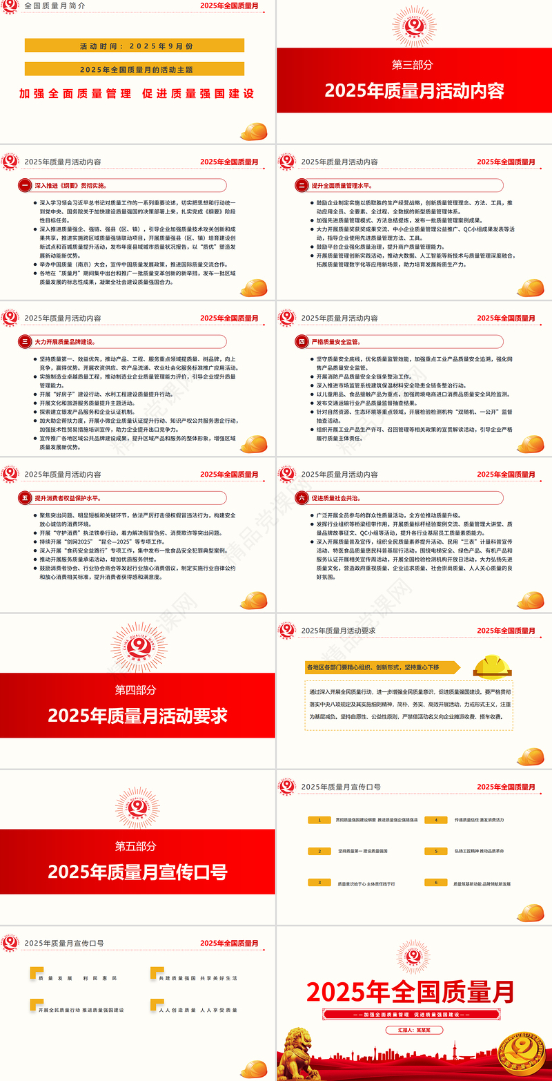 加强全面质量管理促进质量强国建设PPT2025全国质量月活动课件