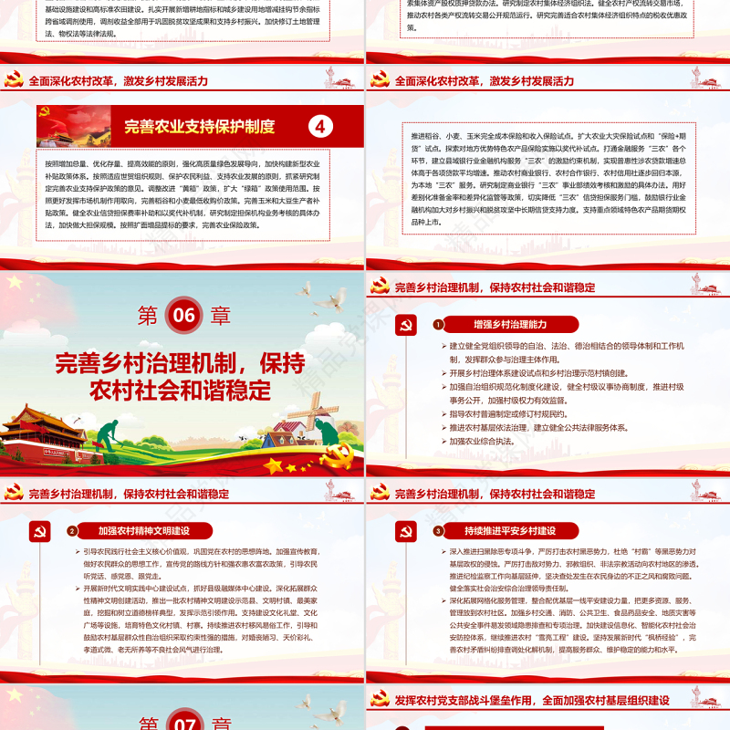 原创2019年中央一号文件坚持农业农村优先发展做好“三农”工作农村工作党课的若干意见-版权可商用