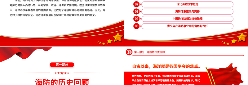 2024海防政策法规学习宣传月PPT精美实用海防建设课件下载