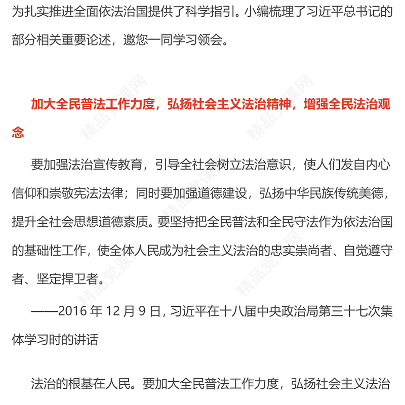 精美简洁坚定法治自信强化使命担当PPT党课(讲稿)