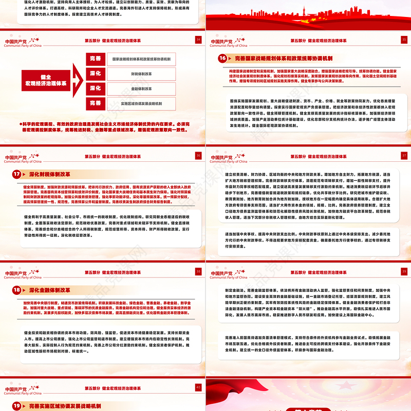 关于2024《中共中央关于进一步全面深化改革、推进中国式现代化的决定》全文PPT党课下载