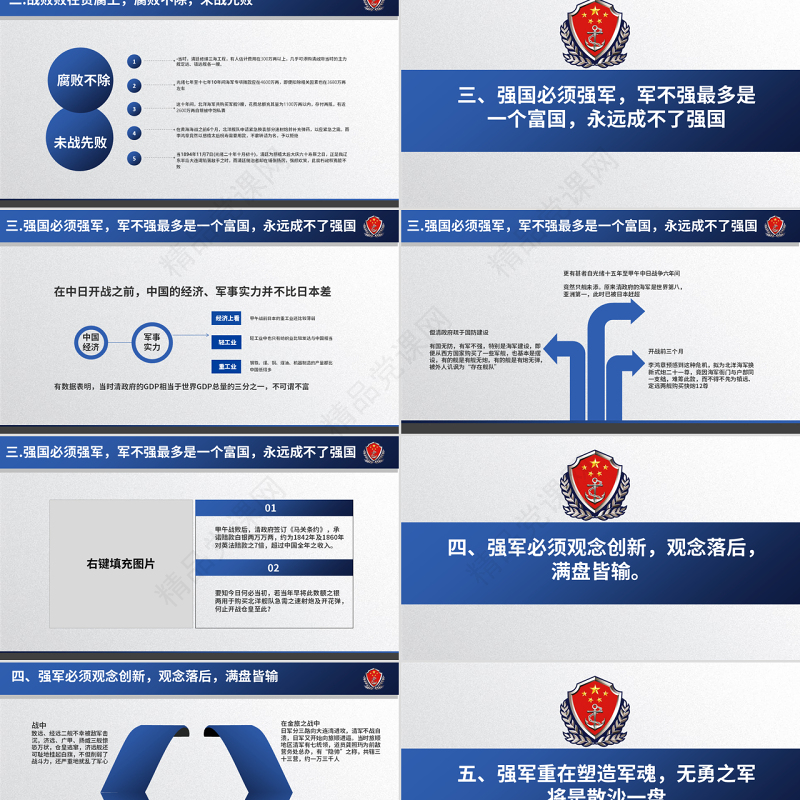 原创甲午殇思谈强军之路八一军队教育建设强大海军航母舰队-版权可商用