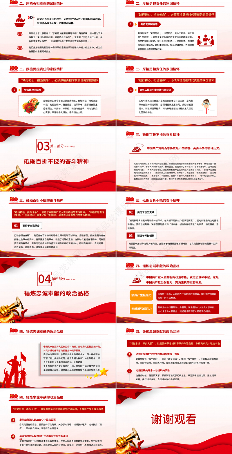 2021在弘扬伟大建党精神中传承党政风基因PPT七一重要讲话党建党课课件