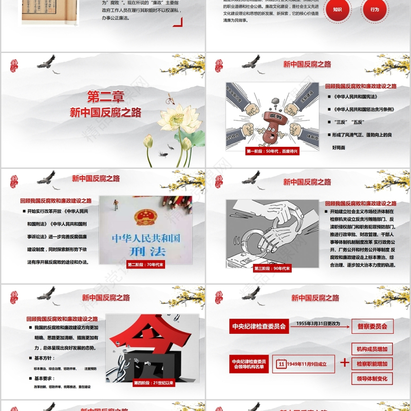 优质党员干部廉政反腐倡廉学习教育PPT