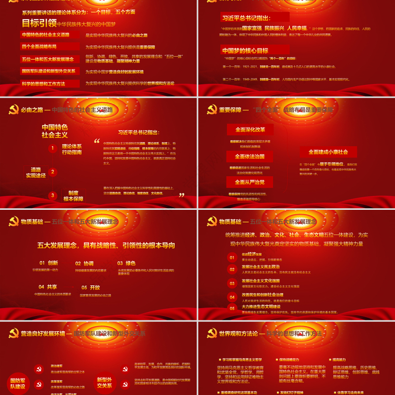 党员干部党建知识应知应会党课ppt模板