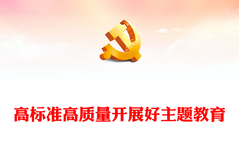 高标准高质量开展好主题教育研讨发言
