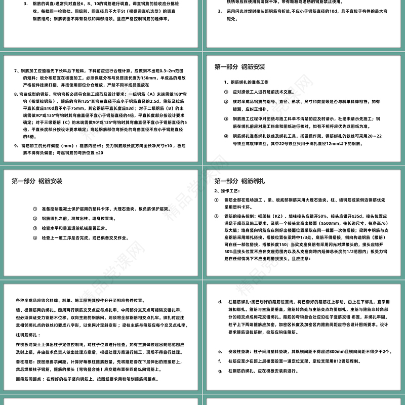 2024钢筋工程质量控制重点培训PPT商务风钢筋工程质量控制重点培训模板课件