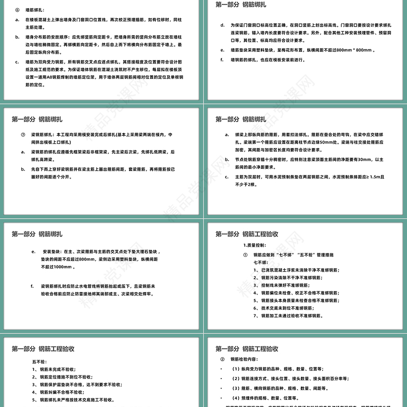 2024钢筋工程质量控制重点培训PPT商务风钢筋工程质量控制重点培训模板课件