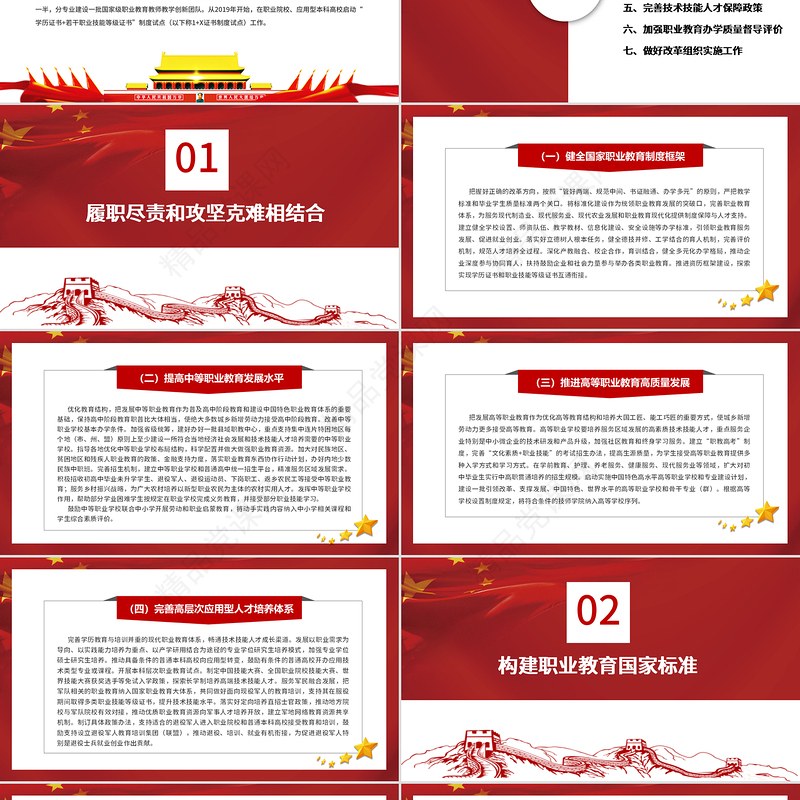 国家职业教育改革实施方案PPT