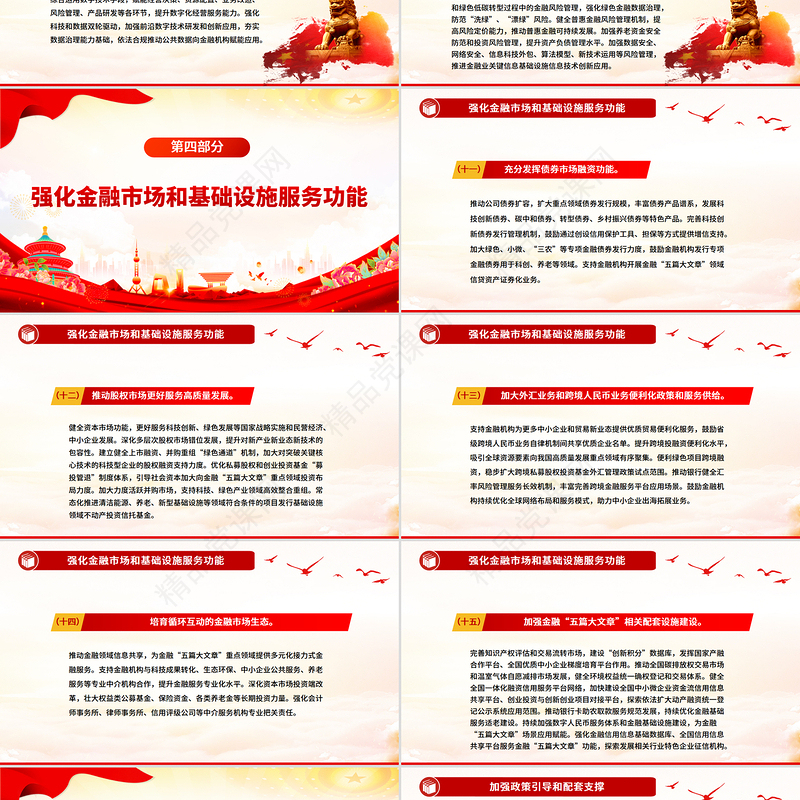 简洁风关于做好金融“五篇大文章”的指导意见PPT课件