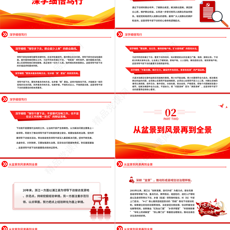 2023“浦江经验”的真理力量与实践伟力PPT党政风优质新时代信访工作专题课件