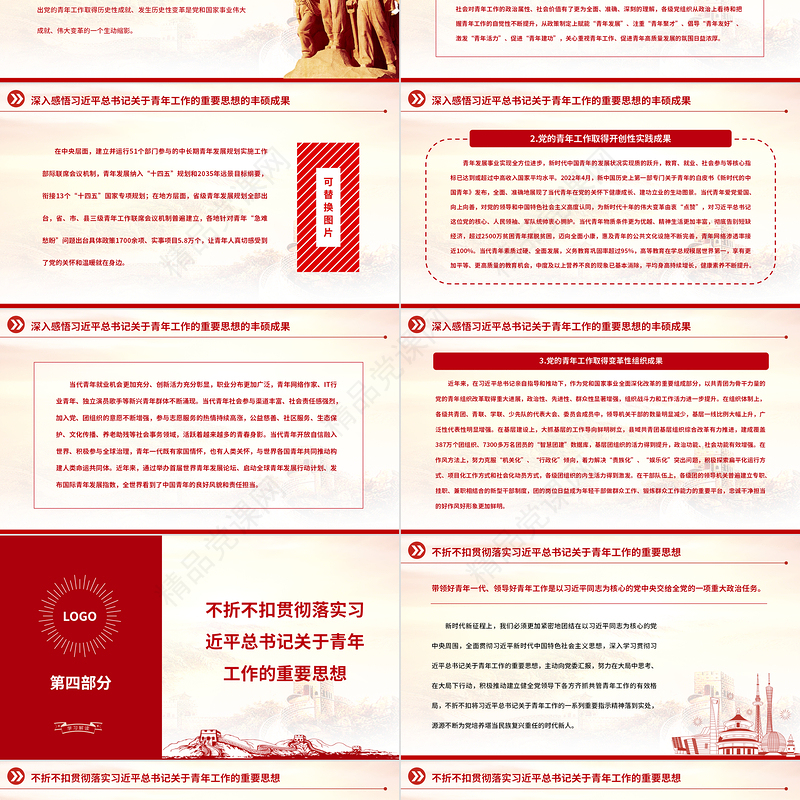 2023新时代党的青年工作的根本遵循PPT优质党建风深入学习贯彻习近平总书记关于青年工作的重要思想专题党课课件