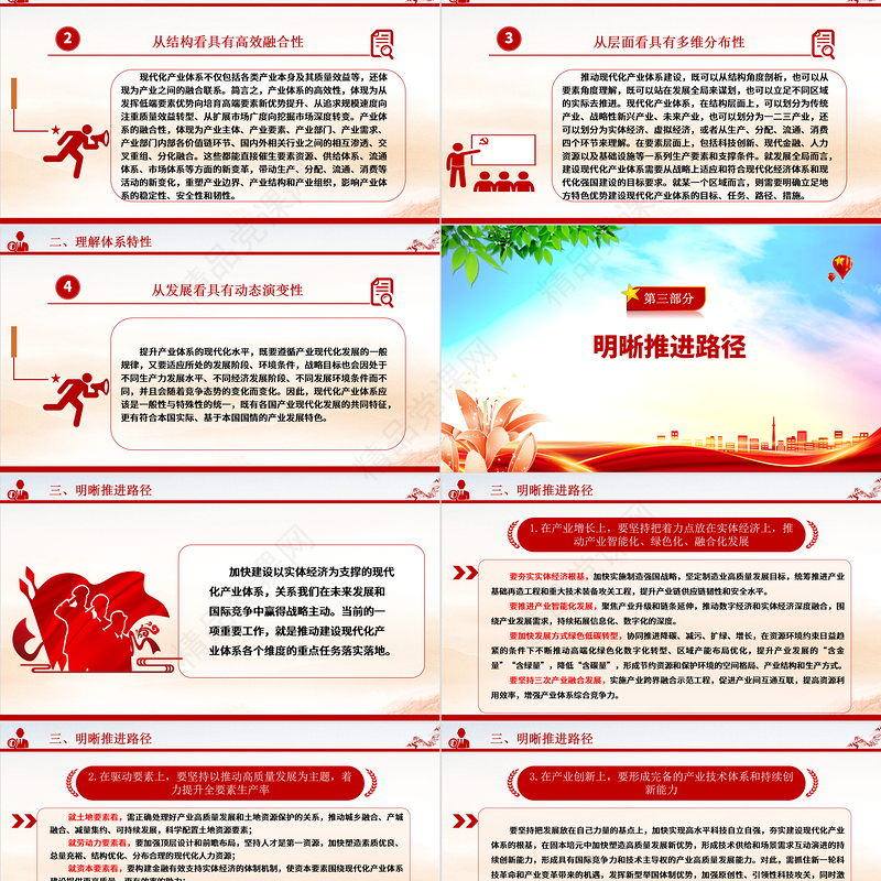 建设现代化产业体系的现实需求ppt红色大气风认真学习二十届中央财经委员会第一次会议精神金融经济微党课下载