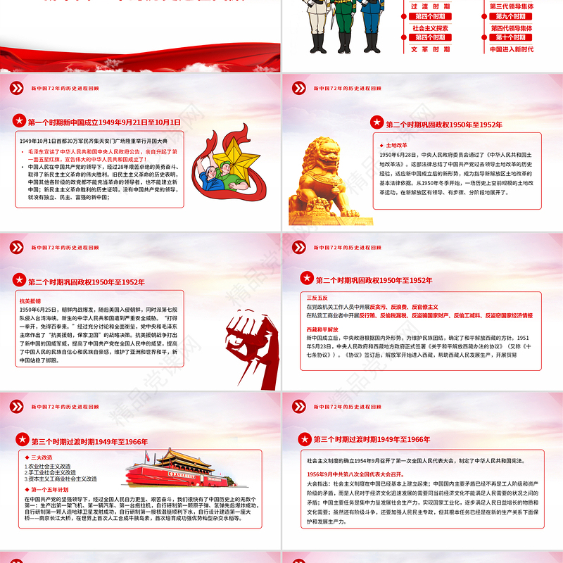 2021新中国史解读PPT庆祝建党一百周年专题党课