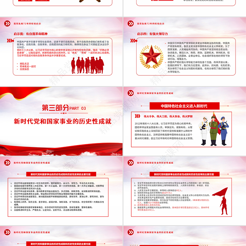 2021新中国史解读PPT庆祝建党一百周年专题党课