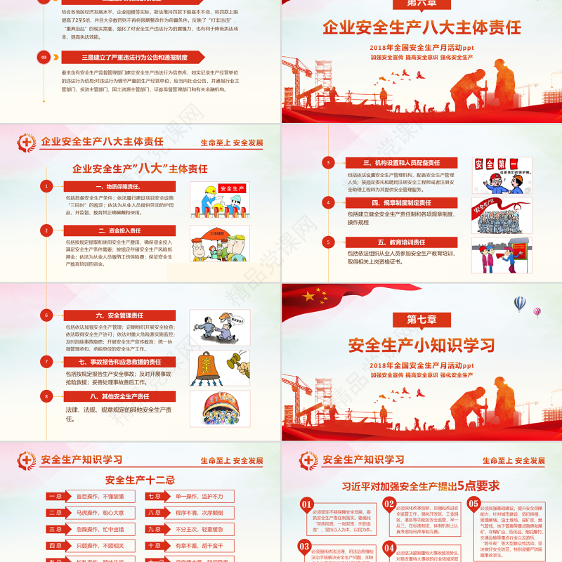 2018年安全生产月PPT精讲解读