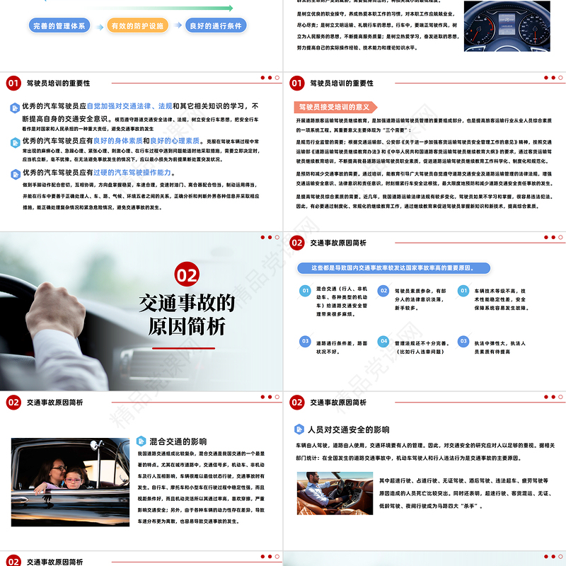 2024驾驶员安全行车培训PPT简约风企业安全生产之驾驶员安全行车培训课件下载