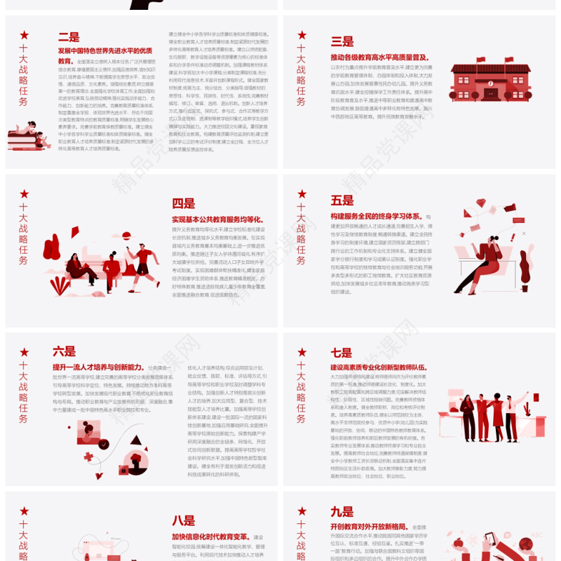 原创落实贯彻《中国教育现代化2035》PPT-版权可商用