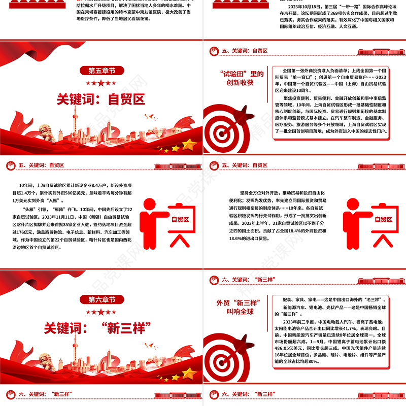 8个关键词看开放中国取得的成就ppt华美党建坚持改革开放政策专题党课